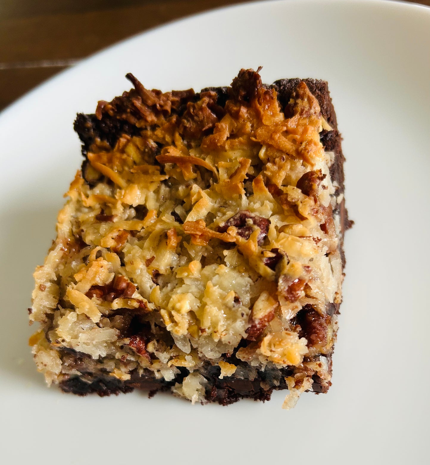 Gluten Free Vegan Coconut Cream Brownie