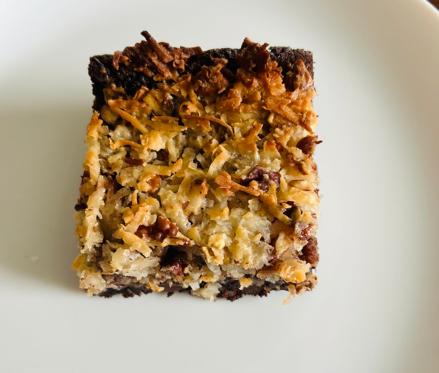 Gluten Free Vegan Coconut Cream Brownie