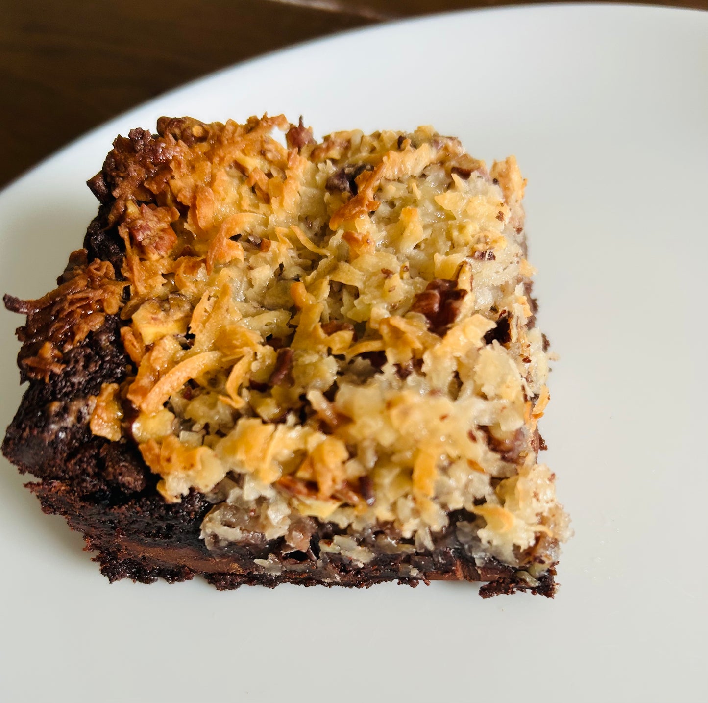 Gluten Free Vegan Coconut Cream Brownie