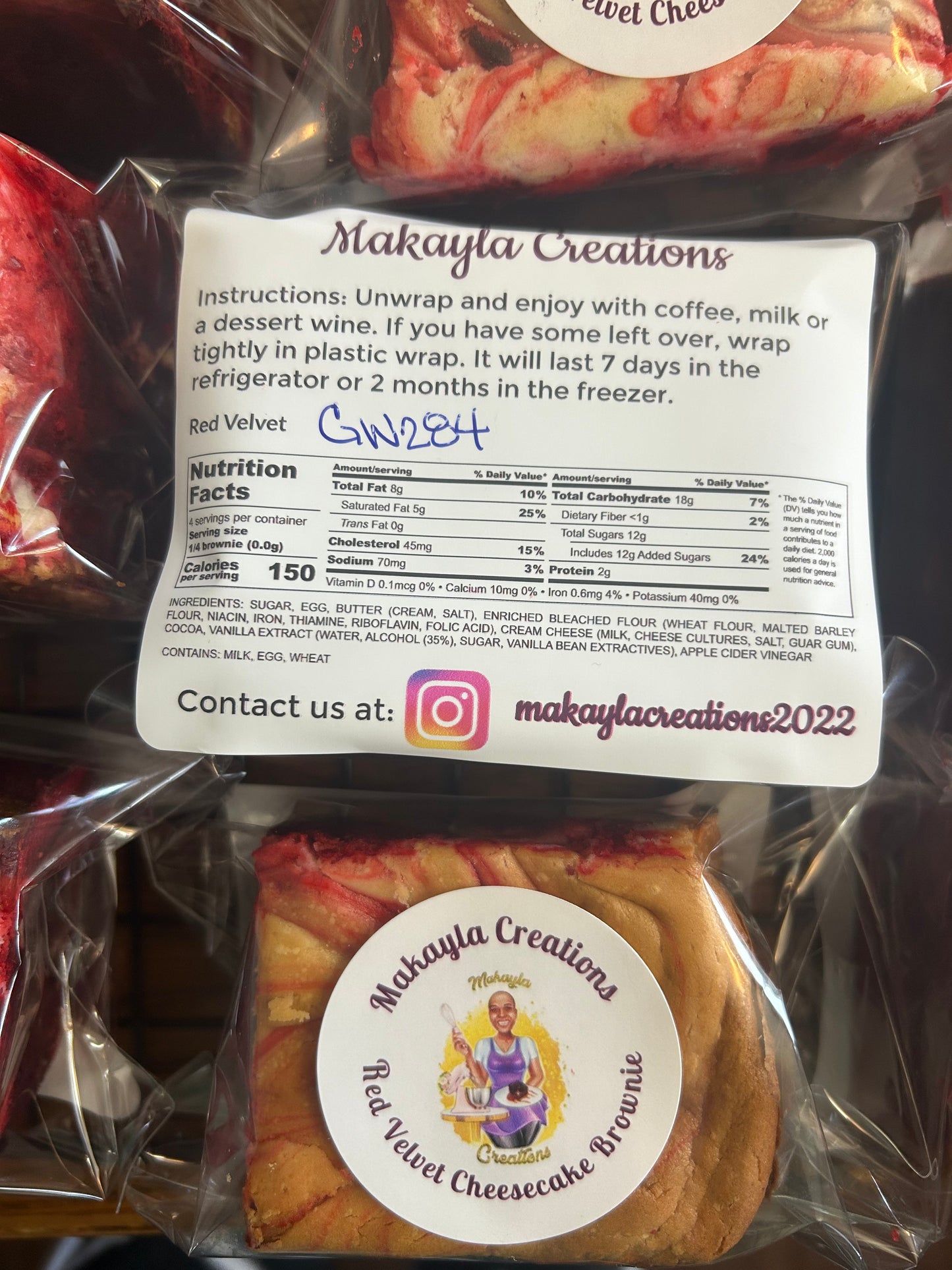 Red Velvet Cheesecake Brownie