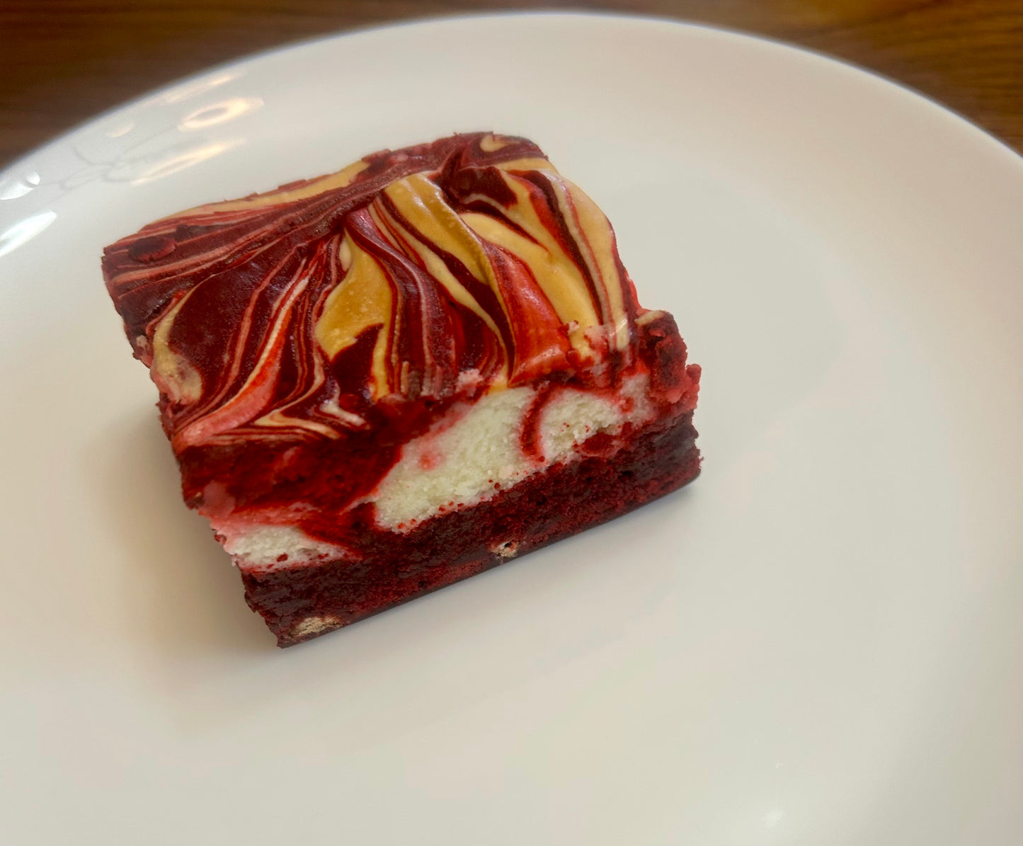 Red Velvet Cheesecake Brownie