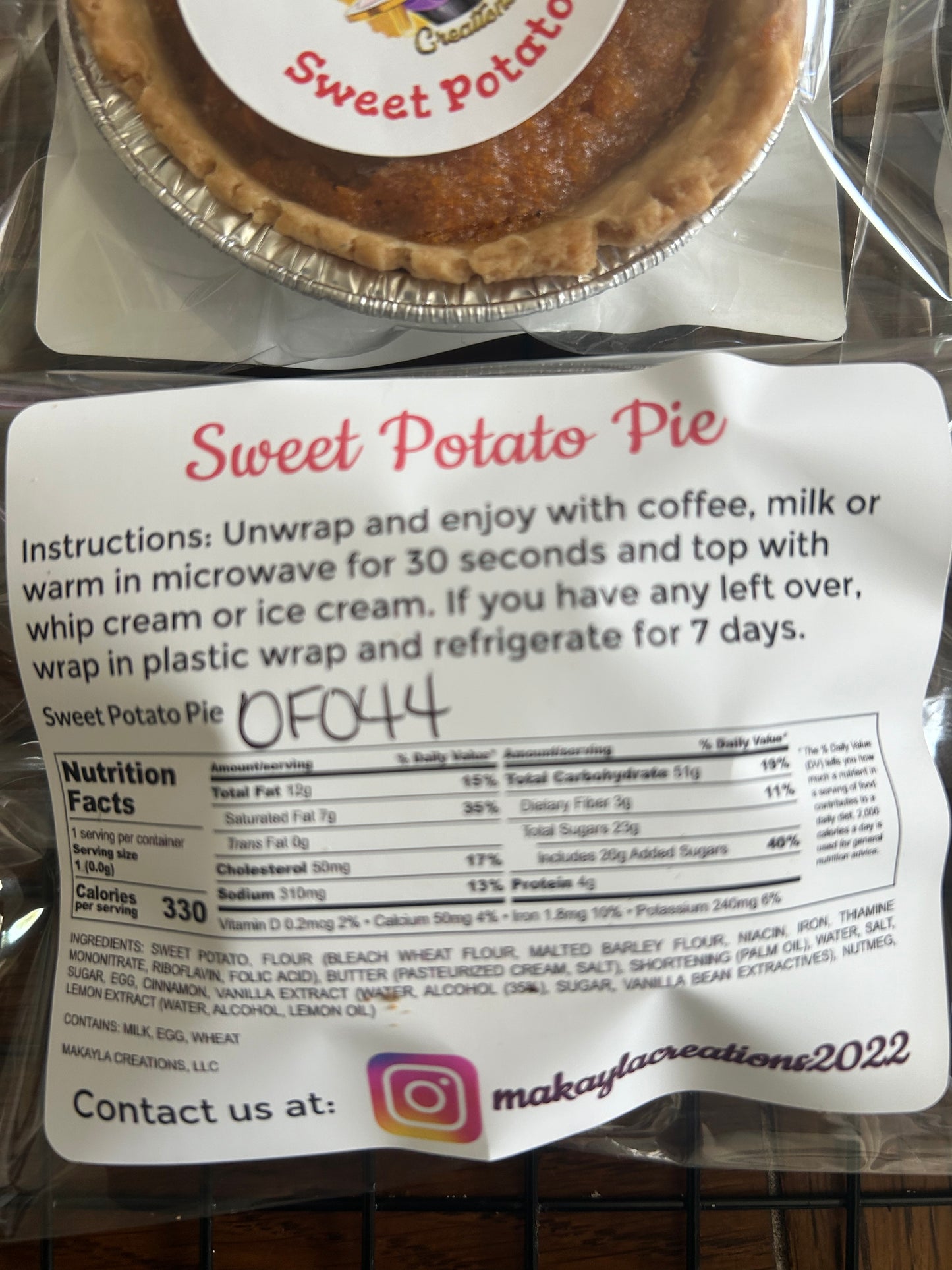 Mini Sweet Potato Pie